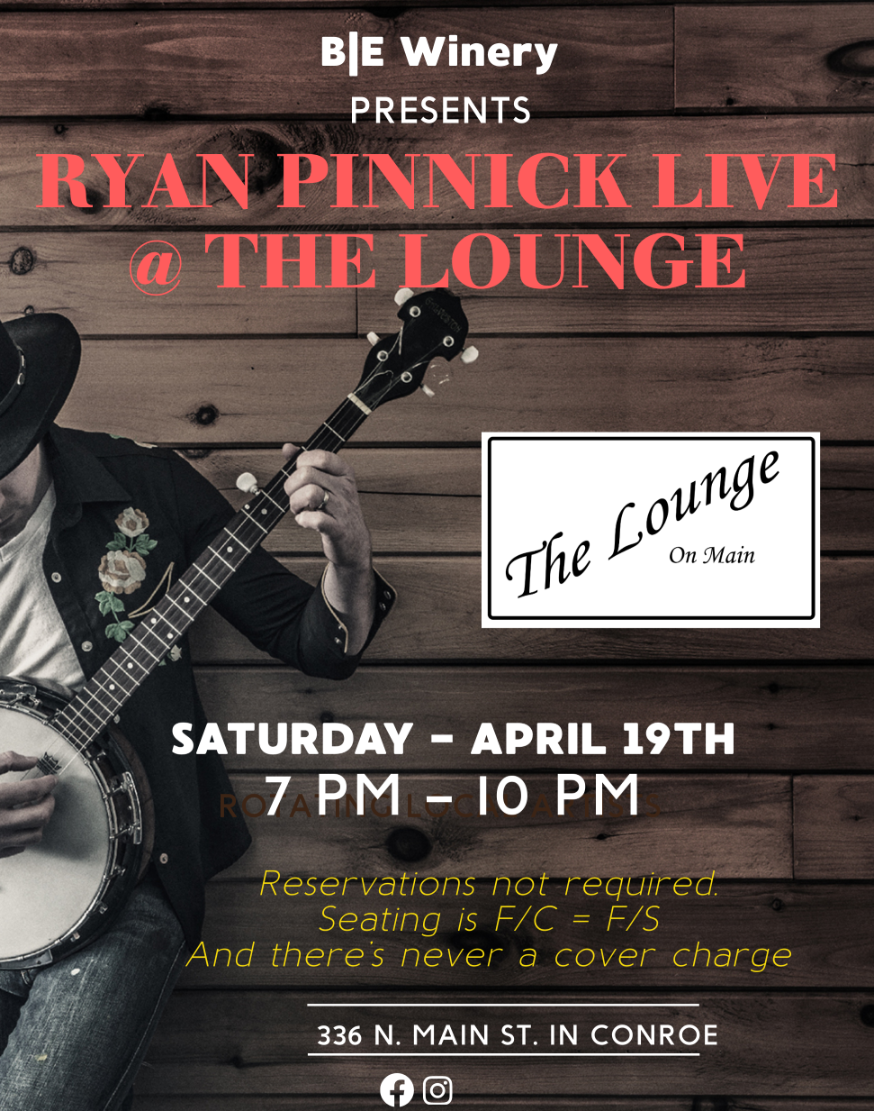 Ryan Pinnick - LIVE @ THE LOUNGE!